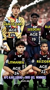AFC Ajax Final UEFA Champions League 1995 | AGE in 1995. ✅ Final : AFC Ajax 1 - 0 AC Milan #fblifestyle #ucl #champions #league #shorts #acmilan #barcelona #sports | Afk Lnd