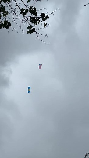 Dancing in Strong Winds with the Enchanting Kite Flying Scene