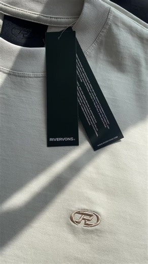 logo t-shirt - Beige Rivervons®
