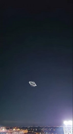 Everyone thought it was aliens until... #drones #viral