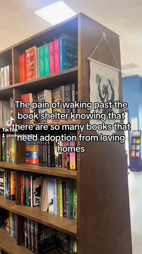 So many books waiting to be adopted in to loving homes. Visit the book shelter today. | The Book Nook