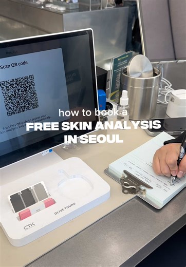 Free Skin Analysis at Olive Young Flagship Store