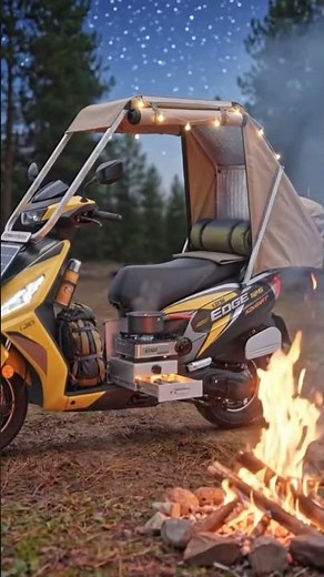Ultimate Camper Scooty Modification | Futuristic Adventure Scooter Build 2026