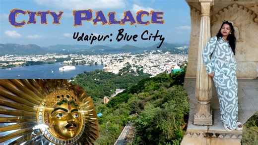 Udaipur City Palace || Blue City || Rajasthan Timing : 9am -- 9pm *Entry fees* Adult (Indian) : 400/_ Children and Indian Students : 100/_ Students can get special discounts by showing their ID card at the counter. #rajasthan #bluecity #udaipur #travel #indiancity #familytime #pujavacation #family #royalty | Bong Nomadic Zoologists