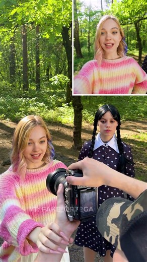 Help me hit 11 million subscribers 🤞 #fakeortega #wednesday #enid #cosplay #helpmemakethismakesense