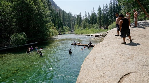 Two of the 'best swimming holes' in national parks are in California. Which ones?
