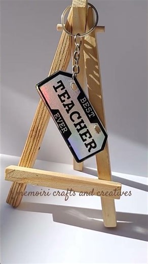 Best Teacher Keychain 😍 #diykeychain #teachersday