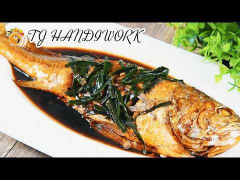 Braised Yellow Croaker Easy to Cook at Home#cooking #food #recipe
