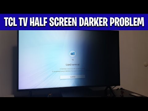 TCL TV Half Screen Darker Problem Fix | Screen Dark on One Side