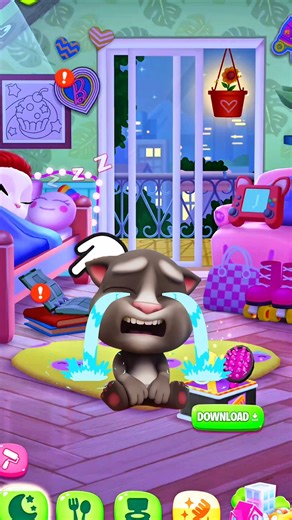 Papa Mama I am here | Tom's Mom Dad not talking to him #talkingtom #viral