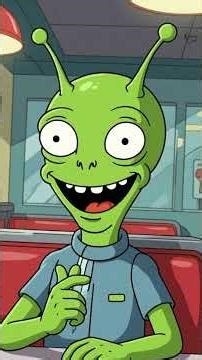 Alien Dad Jokes Invade Earth Diner