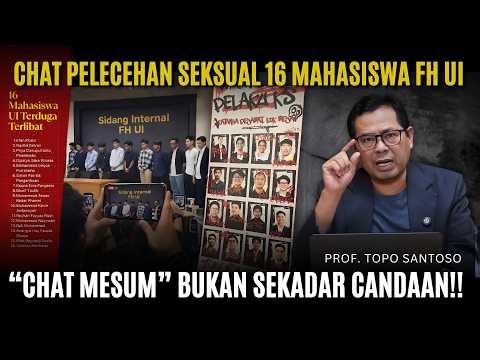 16 MAHASISWA FH UI TERLIBAT CHAT PELECEHAN: INI KEKERASAN SEKSUAL NONFISIK!