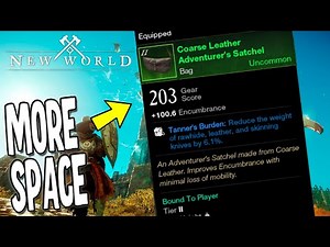 How To Increase Your Storage Capacity in New World - Carry More Inventory