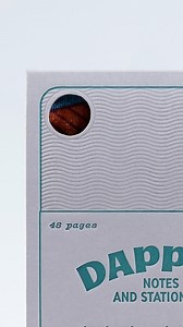 Letterpress paper packaging for notebooks? Oh yeah. Printed by my new bffs at Mama's Sauce | Dapper Notes