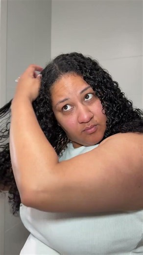 Taking my hair from straight to curly with the Garnier Fructis Curls Method. Creator: itsaishanikora