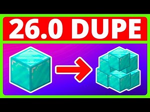 Minecraft Bedrock Duplication Glitch 26.0 | Easy Minecraft Duplication Glitch