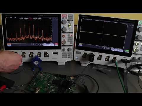 Tektronix 3 Series signal demonstration using MDO Demo Board
