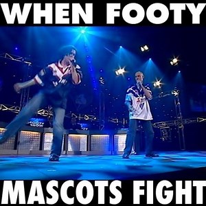 7.6M views · 176K reactions | Happy Grand Final Day Aussies! Imagine how different the sport would be instead of two teams playing a game, the mascots just fought each other. Then don't bother imagining it and watch us perform just that! Something for everyone in this one; Sports, Jerseys, Fighting, Guns, Horses, Dancing, Shane, the list goes on! | The Umbilical Brothers | Facebook