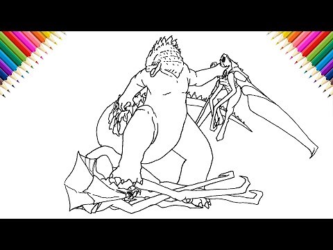 How to Draw Godzilla vs Muto