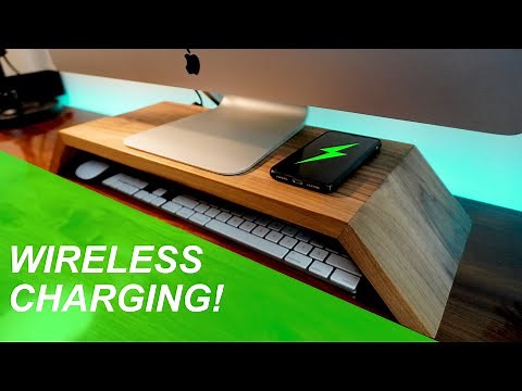 iMac Stand with Wireless Charging | How To Build A Monitor Stand