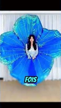 A dress made of flowers!