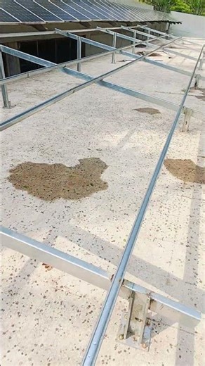 solar panel installation ☀️⚡ green and clean energy source