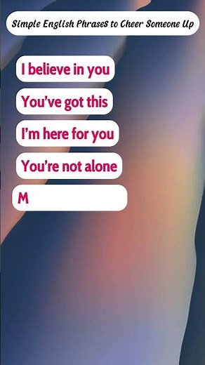 Kind Phrases to Cheer Someone Up | Everyday English Support