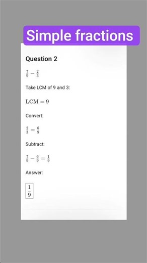 5 Fraction Questions Every First Year Student Must Solve! 📚✨ | Step-by-Step solution#Fractions #Math