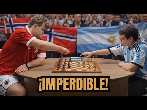 ¡Magnus Carlsen DESAFÍA a Faustino Oro!
