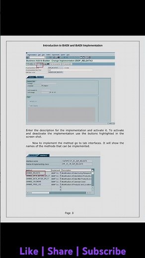 SAP S/4 HANA: POV- Understand about BADI in SAP ABAP #sap #sapcenter #sapabap #technofuncational
