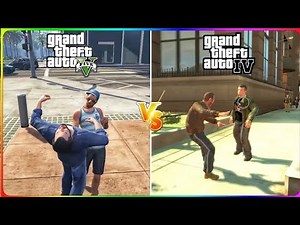 GTA 4 NPCs vs GTA 5 NPCs: Who Reacts Better? (Side-by-Side Comparison!)
