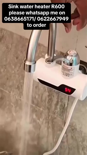 Sink Water Heater Installation & Order Info