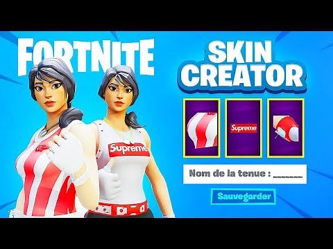 COMMENT CRÉER SON PROPRE SKIN GRATUIT sur FORTNITE Battle Royal ! 😱 (SECRET)
