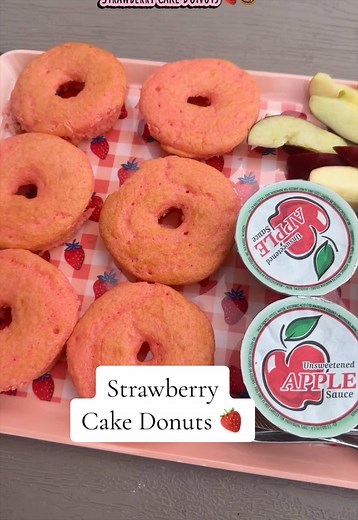 Strawberry Cake Donuts Recipe | Easy Mom-Friendly Snack