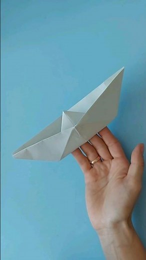Papierboot falten | Origami Schiff | Papierschiff DIY #boot #origami #papierbasteln #papercraft