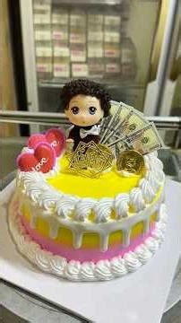 Cake Design - Tutorial On Making New Cake Design For Birthday Party #CK038 #cake #cakedesigning