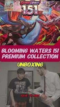 We Opened the Pokémon 151 Blooming Waters Collection… INSANE Blastoise Box 👀💦