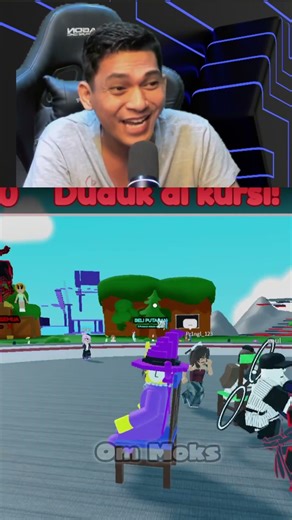 Sammy rebutan kursi dengan 100 player Roblox #roblox #shorts #ommoks