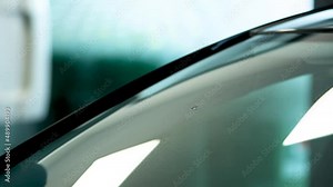 cleaning the impact area of an stone chip in a cars windscreen
