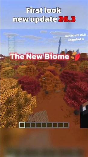 Minecraft Finally Has an Autumn Biome 🍂 #minecraft