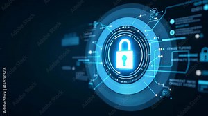 Secure Data Environments: Protecting Sensitive Information with Cybersecurity Encryption & Regulatory Standards - Compelling Visuals for Photo Stock Concept