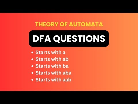 DFA Questions | Starts With Case Explained | Theory of Automata