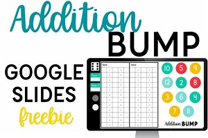 Free Digital Addition Bump - Tales from Outside the Classroom