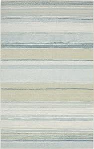 Mohawk Home Parallel Sand Beige 4' x 6' Area Rug Perfect for Entryway, Laundry Room, Hallway