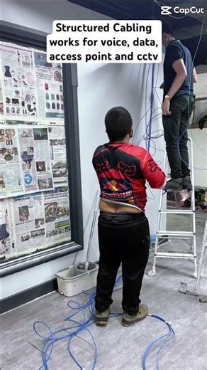 Structured Cabling works for voice, data, access point and cctv.