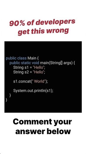 Guess the output | Most asked Java Interview Question | Tricky Java Questions #8
