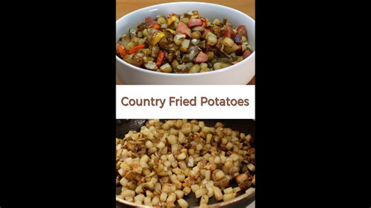 Country fried potatoes #shorts