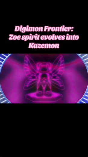 Kazemon Spirit Evolution in Digimon Frontier