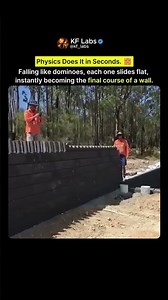 Bricks Dominoes Trick. 🧱