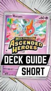 ⚡ Rotom Box Will Be Even More Broken ⚡ #Ascendedheroes #Deckprofile #shorts